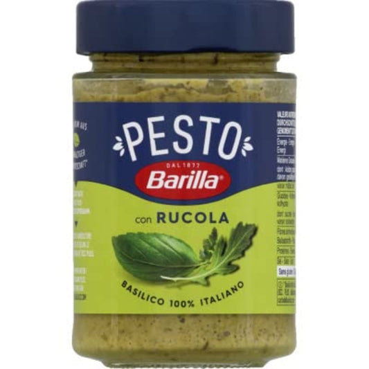 Barilla Pesti Italian Basil & Rocket Salad Pesto Sauce for Pasta 190g Ready to Eat!