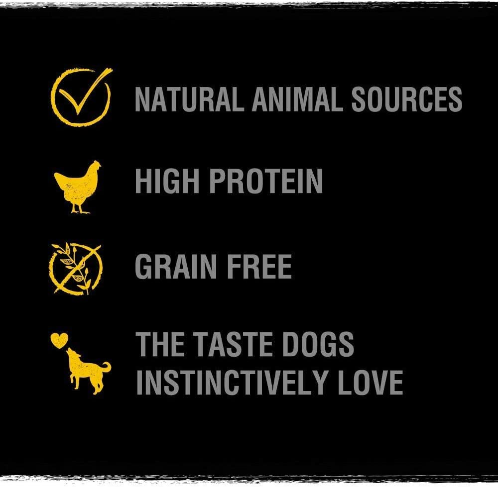Crave Protein Chunks 6 x 55 g Snacks, Dog Treats Chicken with high Protein, Grain-free