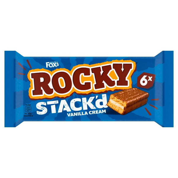 Rocky Stack'd Vanilla Cream 6pk 150g