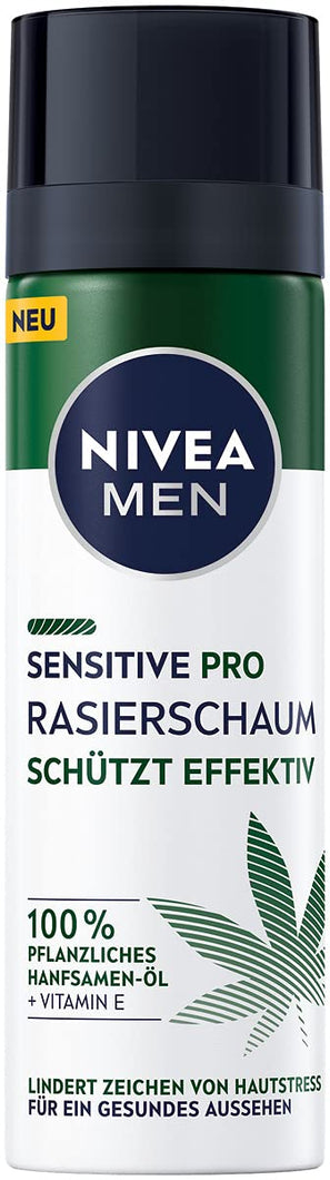 Nivea Men Sensitive Pro Ultra-Calming Shaving Foam, 200ml