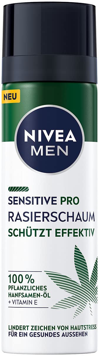 Nivea Men Sensitive Pro Ultra-Calming Shaving Foam, 200ml