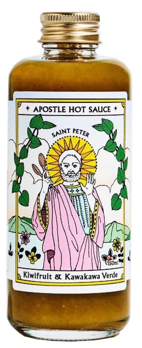 Apostle Hot Sauce Kiwifruit & Kawakawa Verde, Liquid Hot Sauce, 150ml