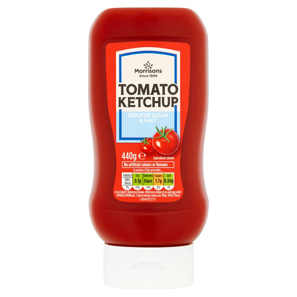 Morrisons Reduced Salt & Sugar Tomato Ketchup, 440g