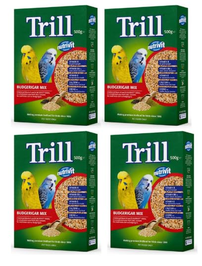 Trill Budgerigar Mix, Pack of 4