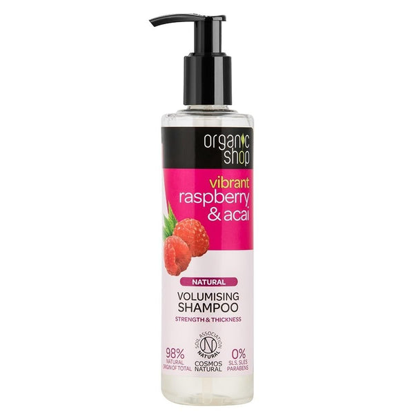 Organic Shop Raspberry & Acai Volumising Shampoo, 280ml