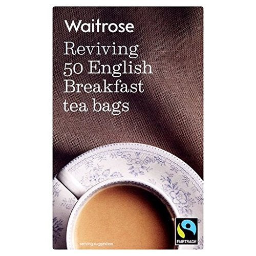 Waitrose English Breakfast Tea Bags 50 per pack