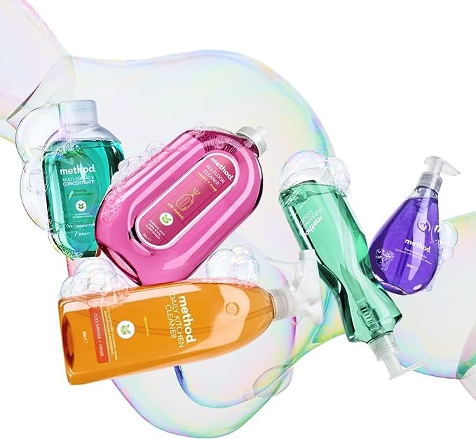 method Concentrated Laundry Detergent, Washing Liquid Fresh Tropical Coconut Scent, 1 x 33 Washes, 1 x 990ml