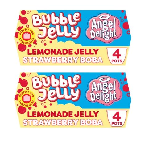 Angel Delight Bubble Jelly Lemonade Jelly with Strawberry Boba - Pack of 2