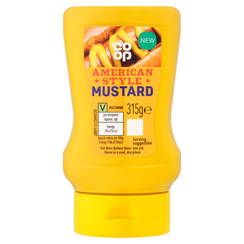 Co-op American Style Mustard 315g