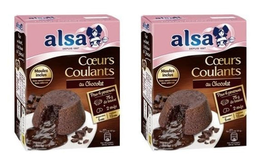 Alsa Chocolate Lava Cake Mix, Serves 4, Pack of 2
