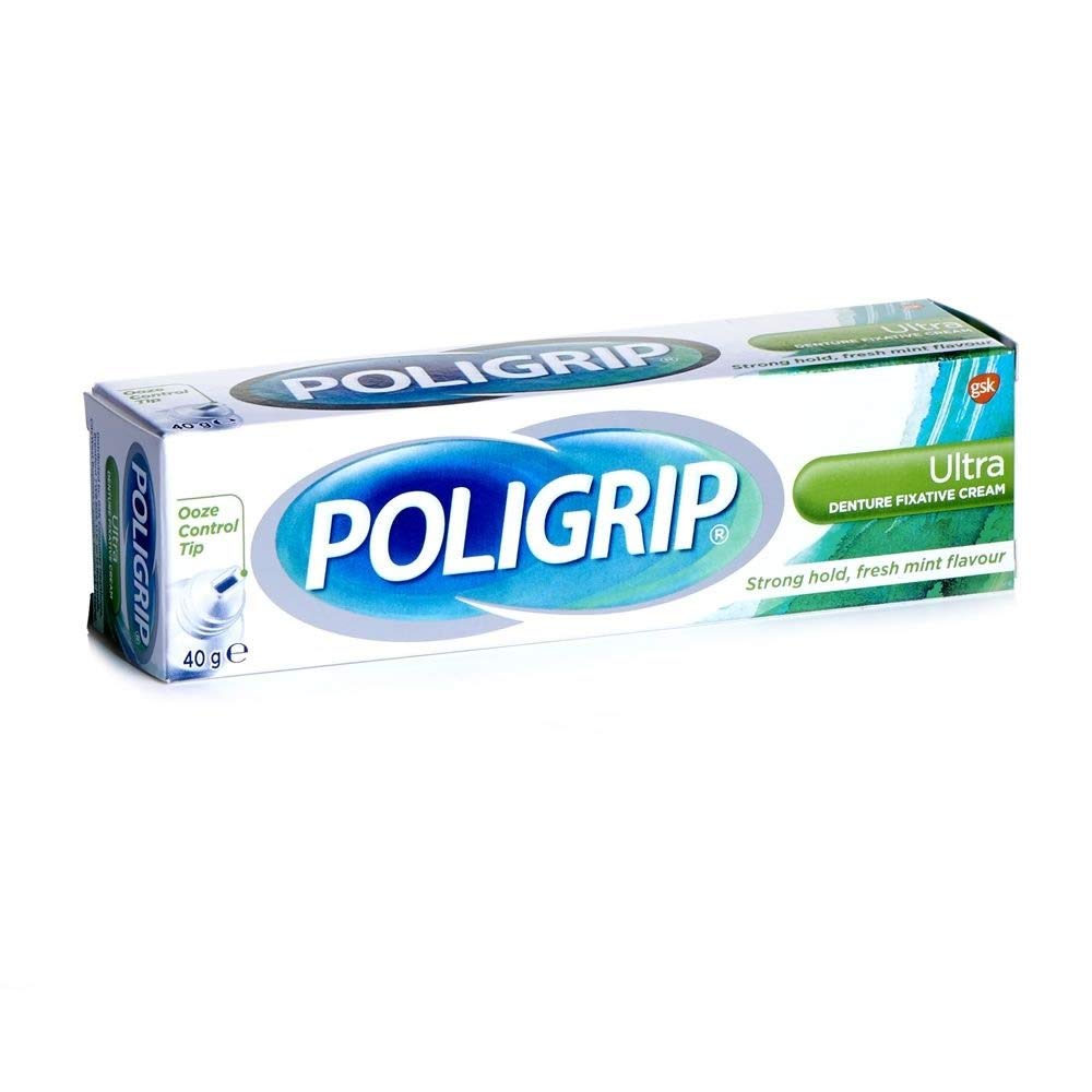 Poli-Grip Denture Fixative Cream Ultra 40g