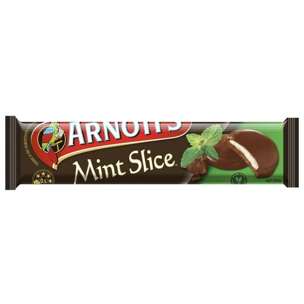 Arnotts Chocolate Mint Slices 200g
