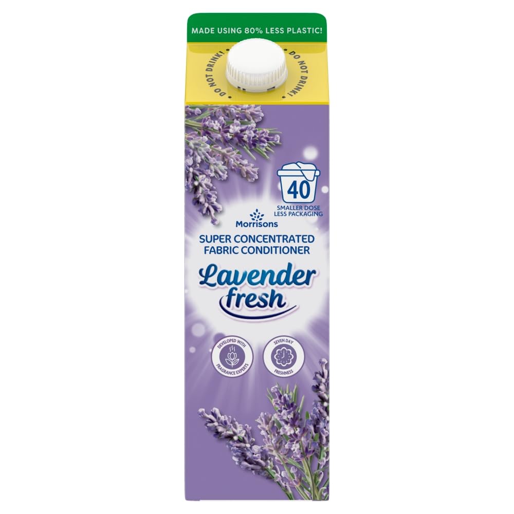 Morrisons Lavender Fresh Fabric Conditioner 40 Washes 1000ml