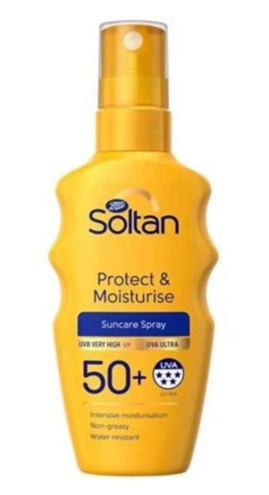Soltan Protect & Moisturise Spray SPF50