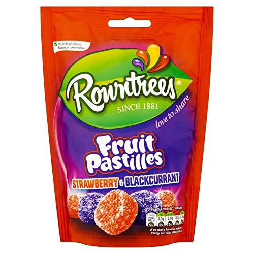 Rowntree's Red & Black Fruit Pastilles Sharing Bag 143g