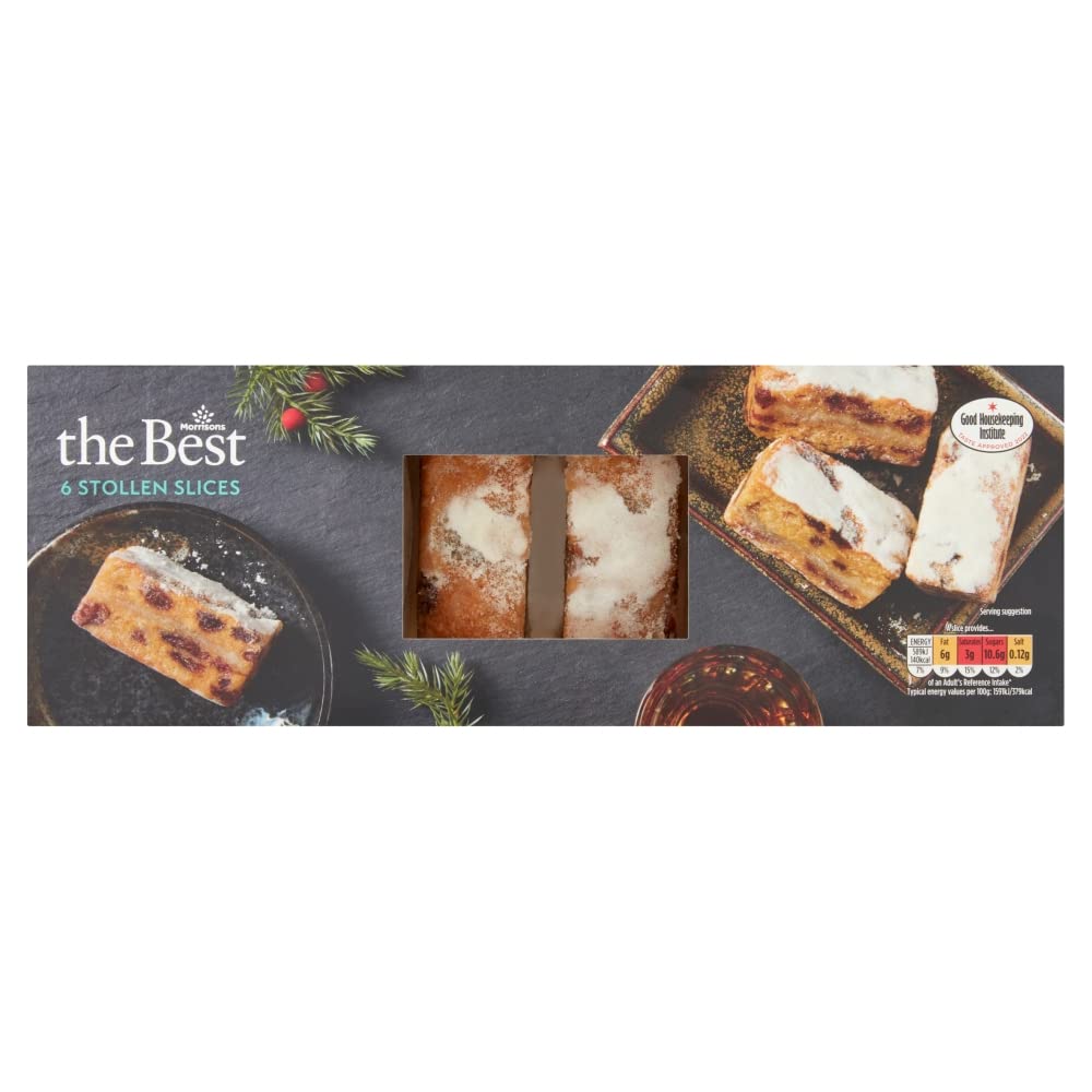 Morrisons 6 Stollen Slices, 222g