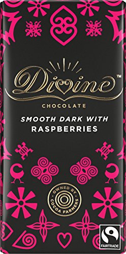 Divine Dark Chocolate with Raspberry 100g