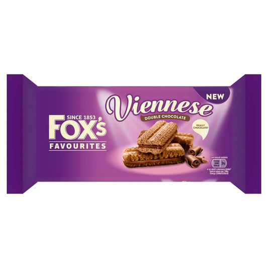 Fox's Favourites Double Chocolate Viennese 120g