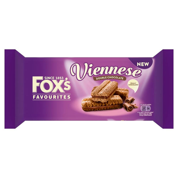 Fox's Favourites Double Chocolate Viennese 120g