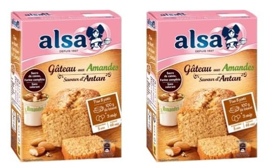 Alsa Preparation Old-Fashioned Flavor Almond Cake, Pack of 2