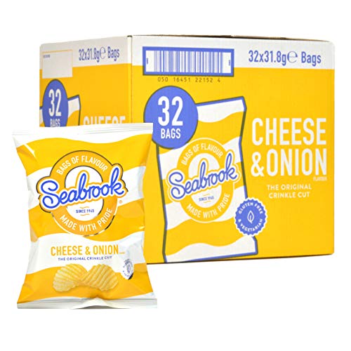 Seabrook Crisp Cheese & Onion, 32 Bags