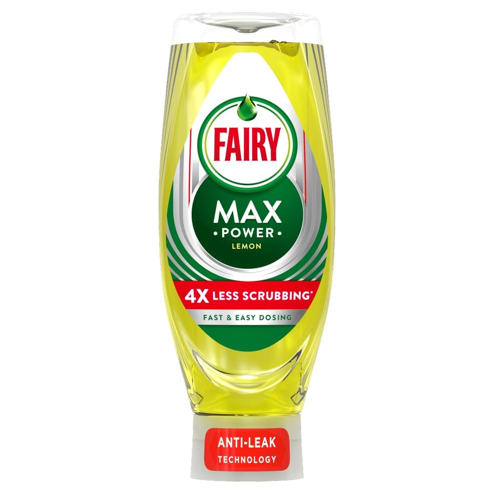 Fairy Max Power Washing Up Liquid Lemon 660ml