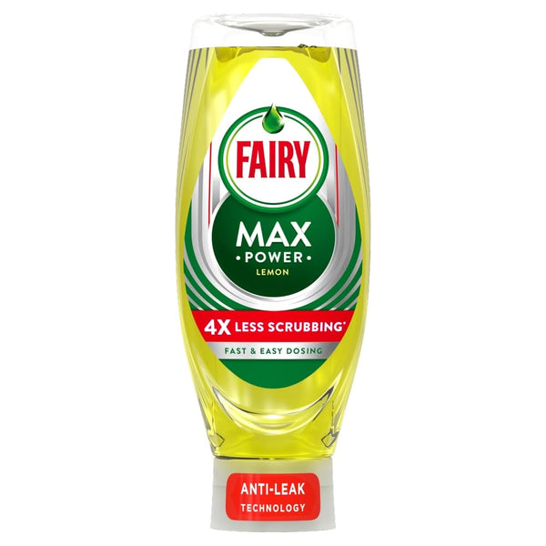 Fairy Max Power Washing Up Liquid Lemon 660ml