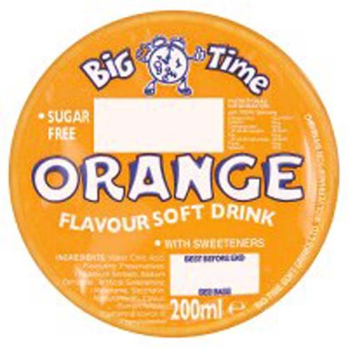 Big Time Cup Drink Orange (24x200ml)