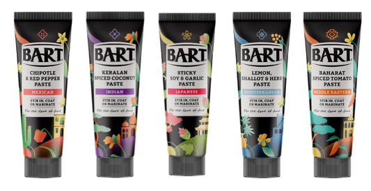 BART Flavour Paste Variety Set, Mexican, Indian, Japanese, Mediterranean, Middle Eastern, Pack of 5