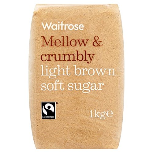 Waitrose Fairtrade Light Brown Soft Sugar, 1kg