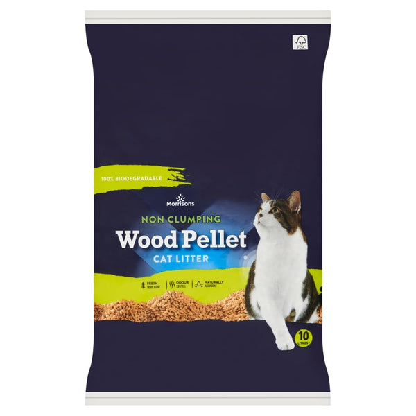 Morrisons Wood Cat Litter 10l