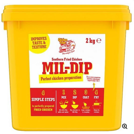 Chicken Train Mil-Dip Southern Fried Chicken 2kg
