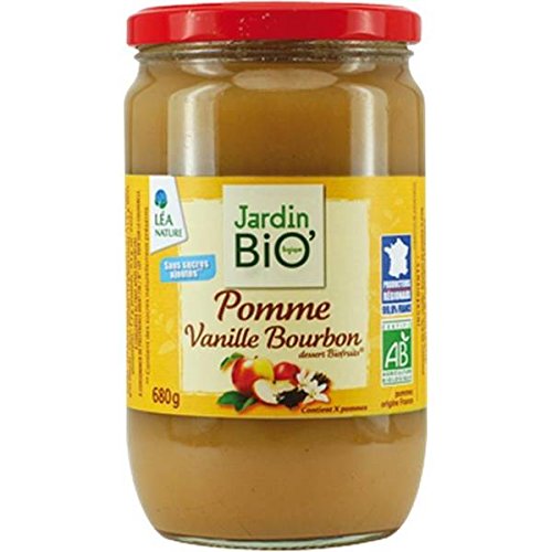 Jardin Bio Dessert Fruitier Pomme Vanille Bourbon 680g