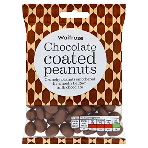 Waitrose Belgian Milk Chocolate Peanuts 150g