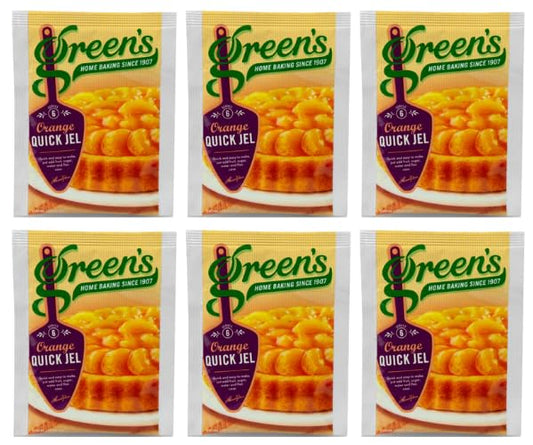 Green's Orange Quick Jel, Home Baking Since 1902 - (Pack of 6)