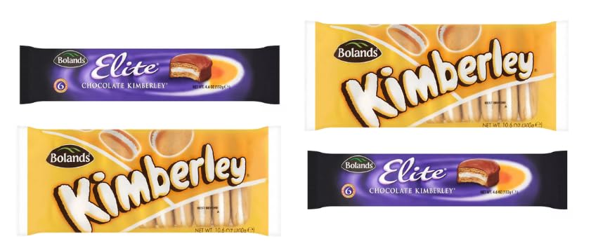 Bolands Kimberley and Elite Chocolate Kimberley Biscuits, Variety Pack