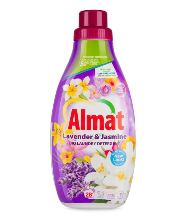 Almat Bio Laundry Detergent Lavender & Jasmine, 28 Washes (Pack of 2)