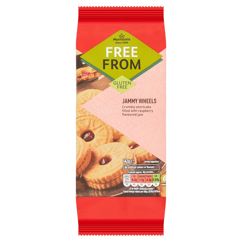 Morrisons Free from Jammy Wheels 142G