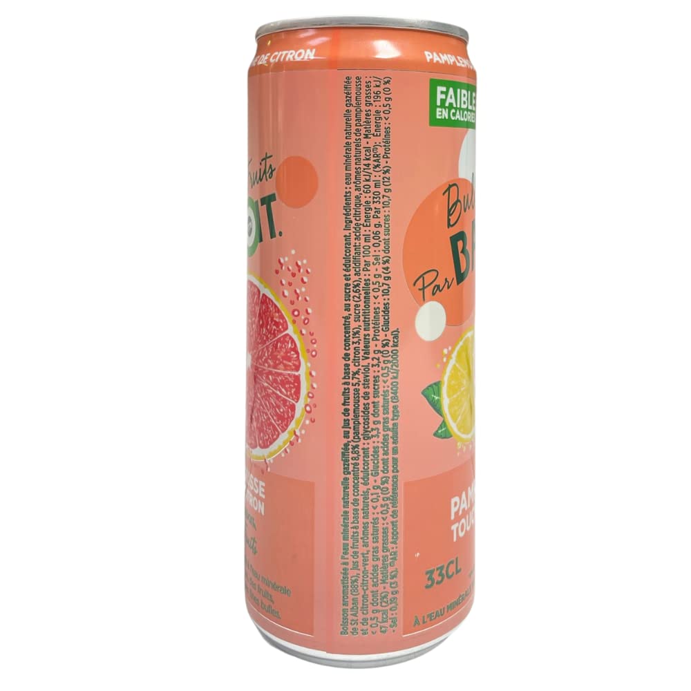Badoit Grapefruit and Lemon 330ml Can x 6