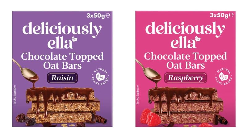 Deliciously Ella Chocolate Topped Oat Bars