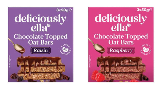 Deliciously Ella Chocolate Topped Oat Bars