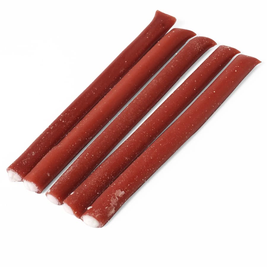 Maxilin Strawberry Liquorice Flyers - 90g Bag - Strawberry flavour candy with strawberry flavour crystal centres - Suitable for vegetarians & vegans
