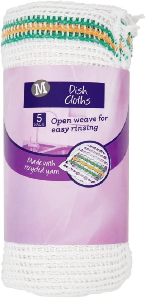 Morrisons 5 Dish Cloths