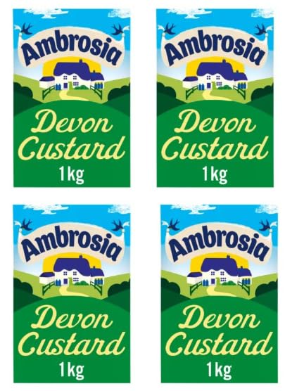 Ambrosia Devon Custard, 1kg, Pack of 4