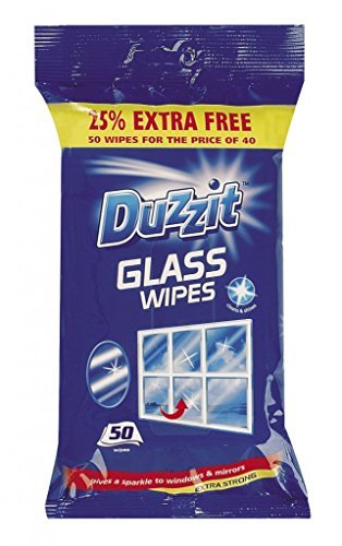 Duzzit Glass Window Mirror Cleaning Wipes by