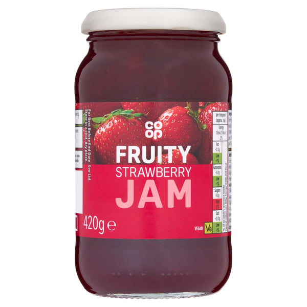 Co-op Fruity Strawberry Jam 420g