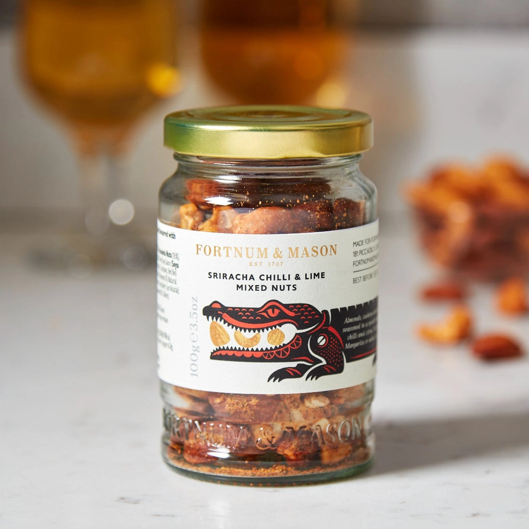 Fortnum & Mason Sriracha Chilli & Lime Mixed Nuts, 100g