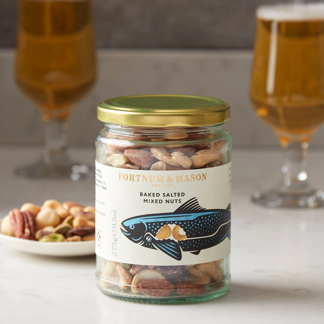 Fortnum & Mason Baked Salted Mixed Nuts, 275g