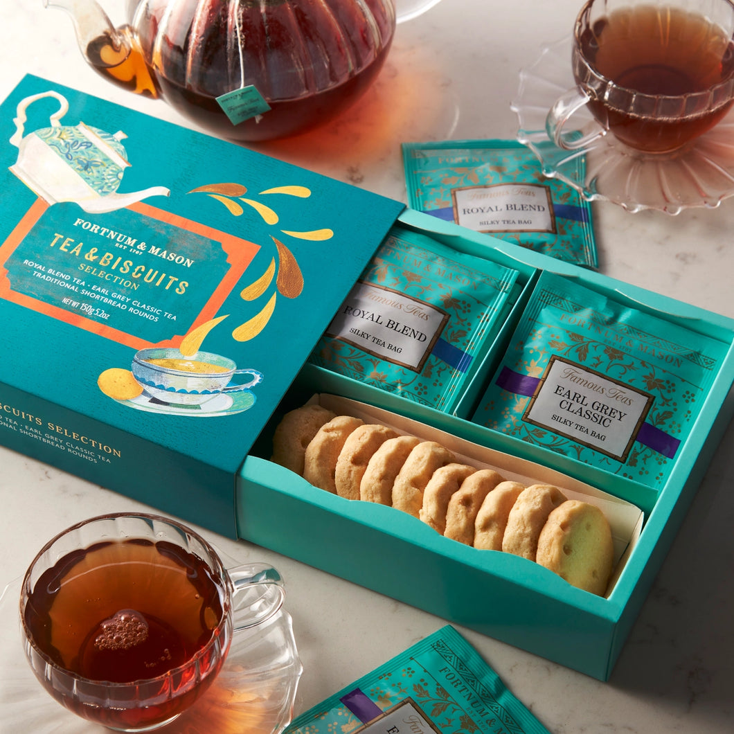Fortnum & Mason Tea & Biscuit Gift Set