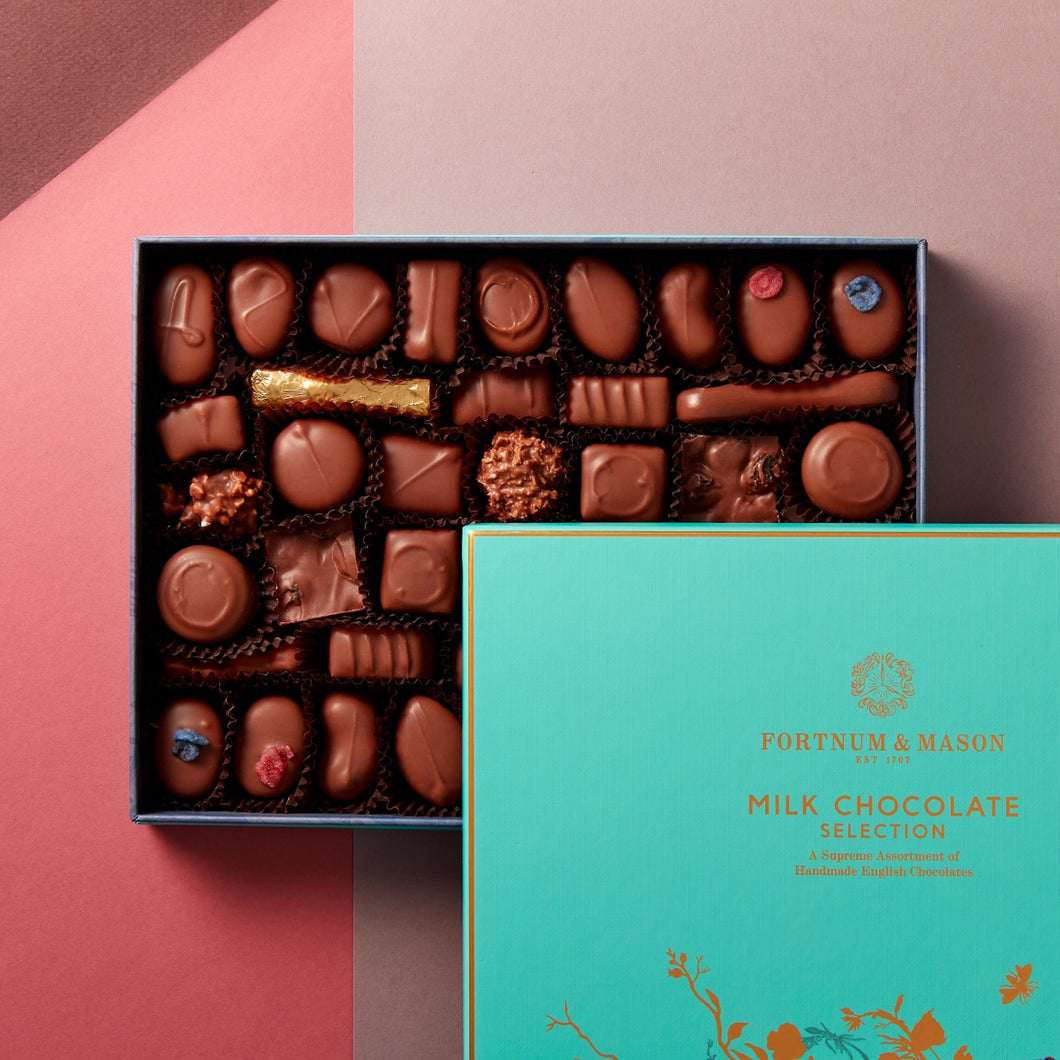 Fortnum & Mason Milk Chocolate Selection Box, 470g